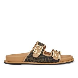 Fendi slides sandals size 8.